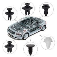 Clipe de fixação automática para carroceria de carro, pino de retenção de pressão, rebite, para-choque, painel de acabamento de porta.