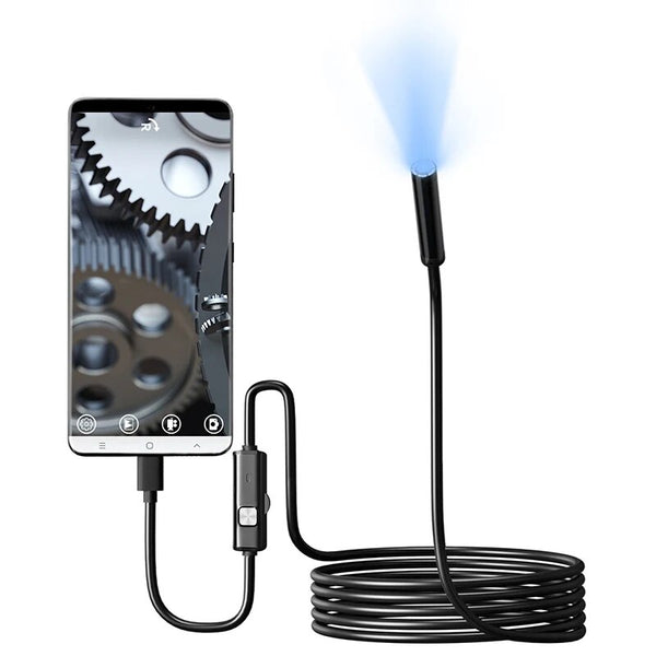 Câmera Inspeção Sonda Endoscópica Hd para Android e Pc