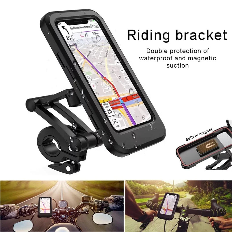 Suporte de Celular para Bike, Moto a Prova D'água Magnético