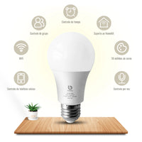 Lâmpada Inteligente Automação Residencial Wifi Led 15w Colorida Bivolt