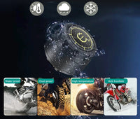 Sistema de monitoramento de pressão TPMS Bluetooth 5.0 de pneus de motocicleta para iOS e Android